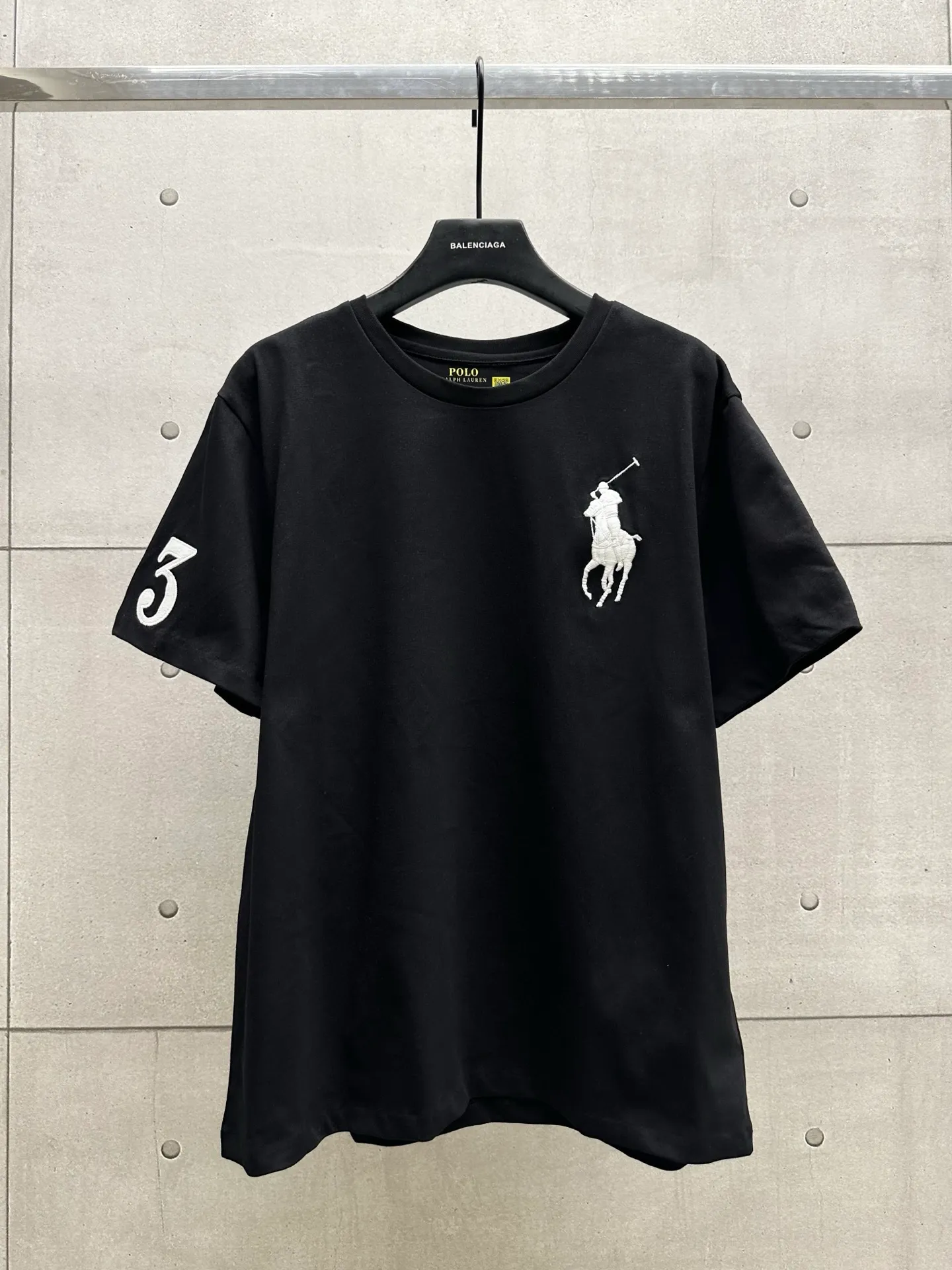 P150 #011 Ralph lauren Ralph Lauren series uses 260G high-definition fabrics, Behringer 1000-needle embroidery restores ZP, complete three-label accessories, color: white, black, size: S M L XL